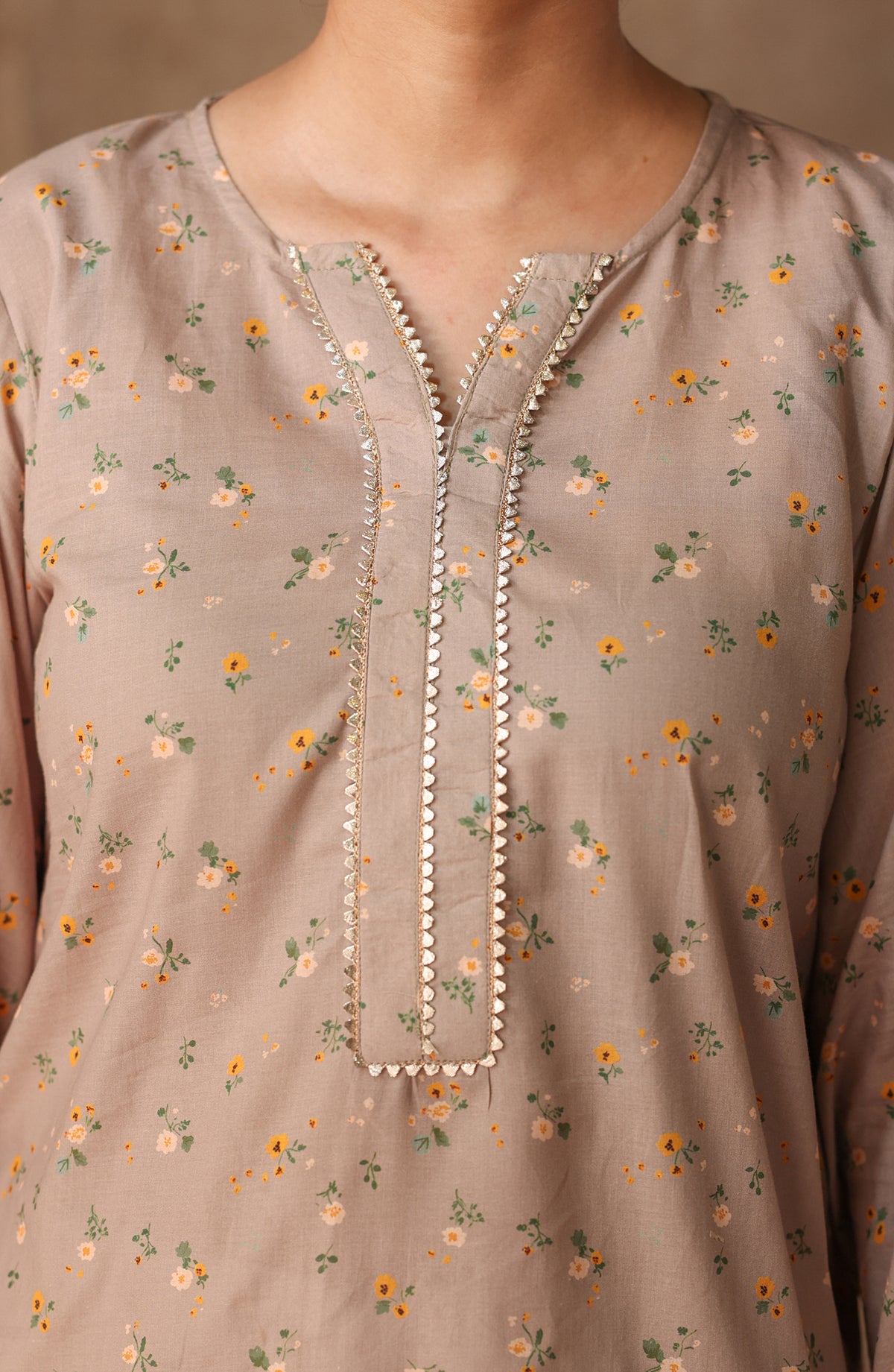 Mauve Ditsy Floral Set