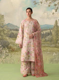 Pink Beige Floral