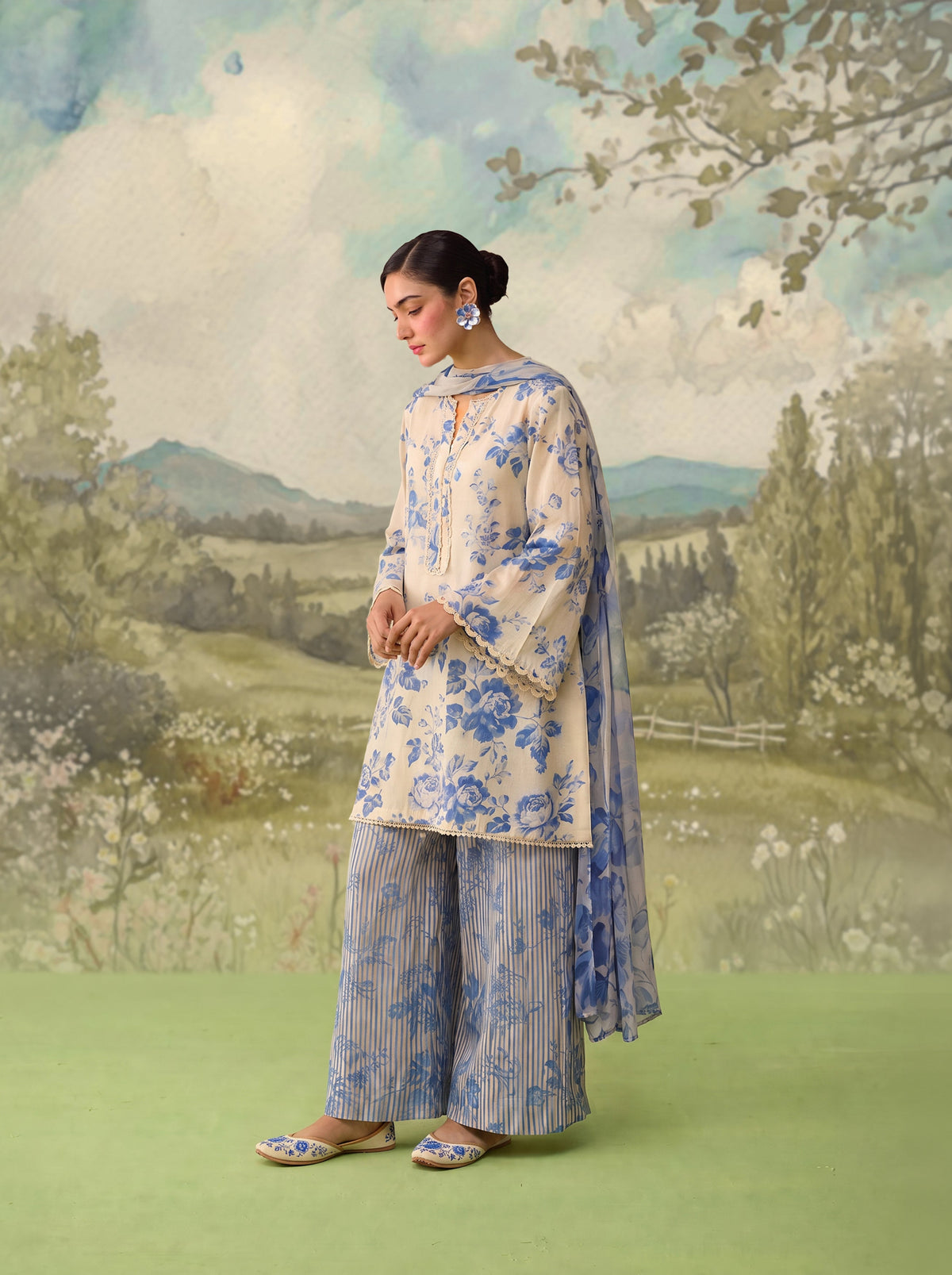 Blue soile