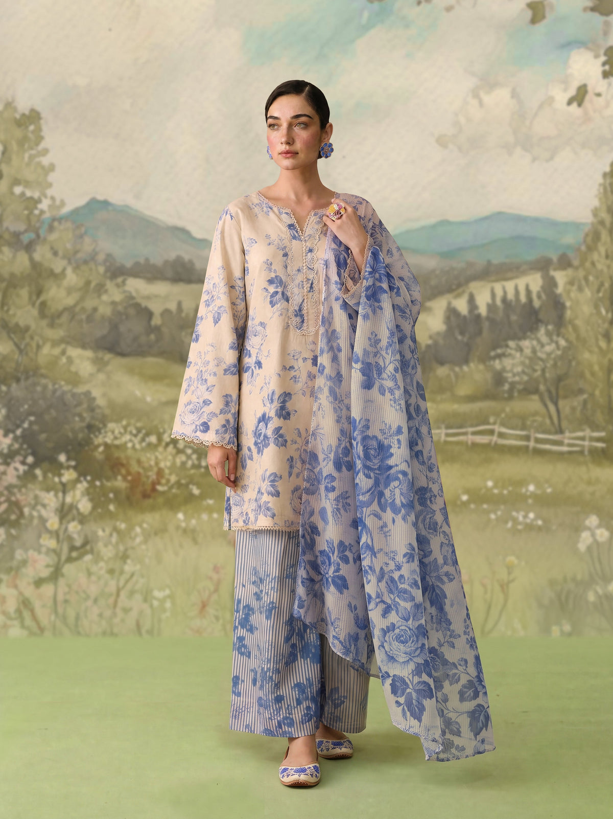 Blue soile