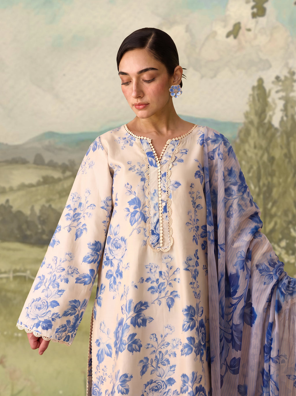 Blue soile