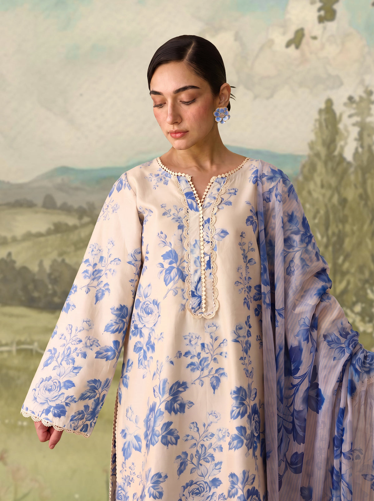 Blue soile